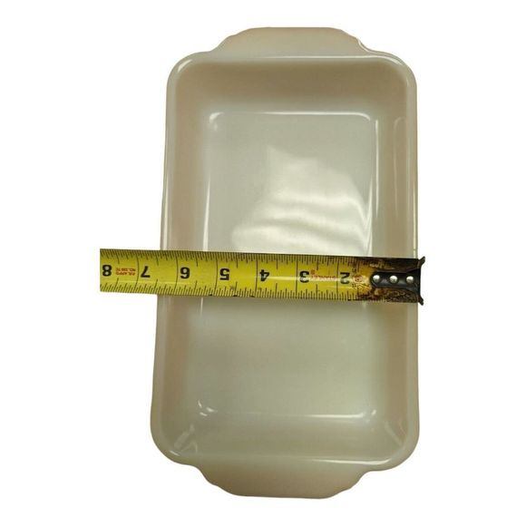 Vintage Anchor Hocking Fire King Peach Luster Wear Casserole Dish with lid #410 - Picture 4 of 12